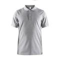 Craft Polo Casual Pique hellgrau Herren